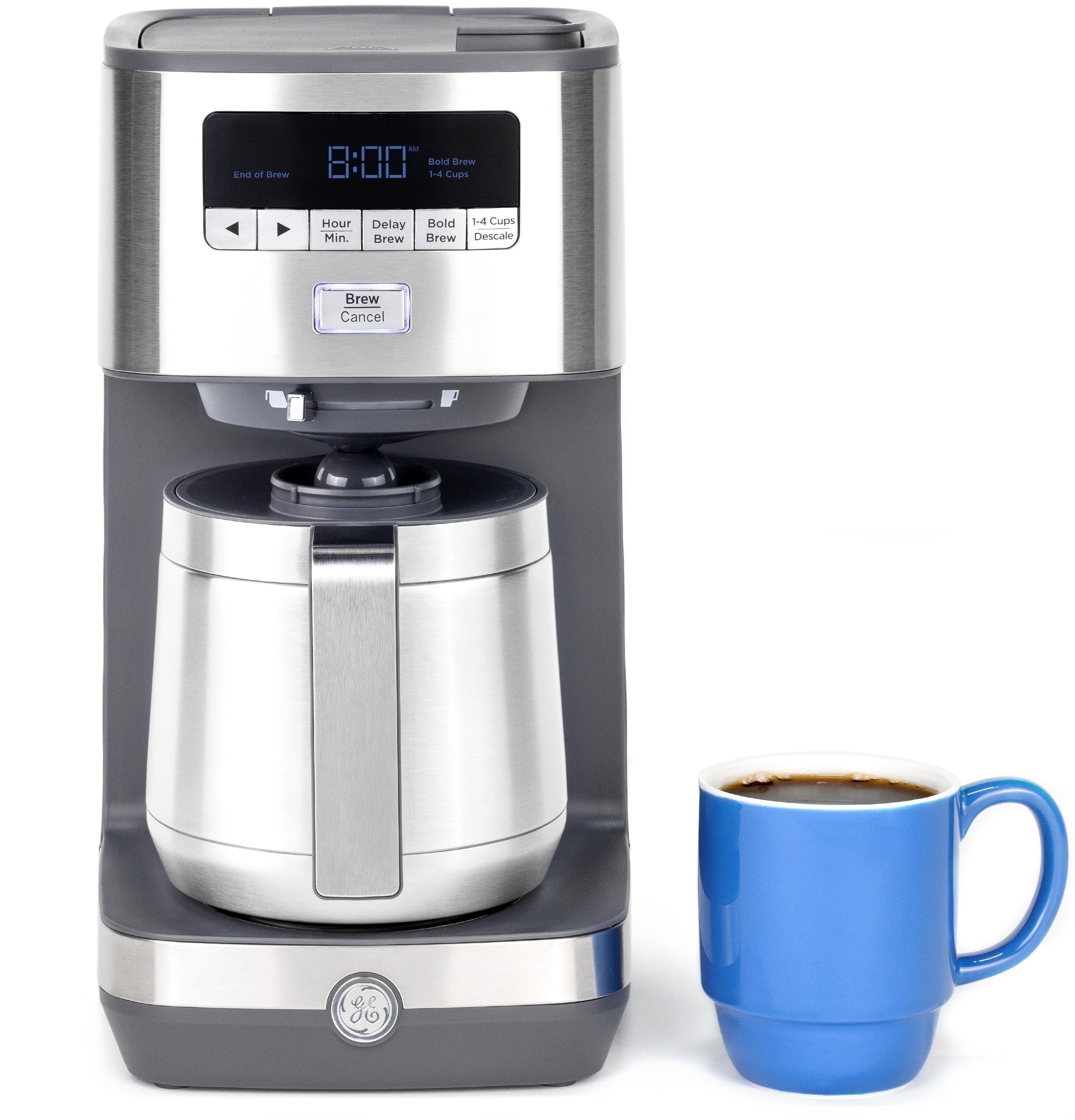 AIRMSEN 12-Cup Drip Coffee Maker with K Cup Combo, Programmable Coffee  Machine with 1-4 Cup Setting, Single Serve or Coffee Pot, Auto Shut-off,  Spill-Free Spout