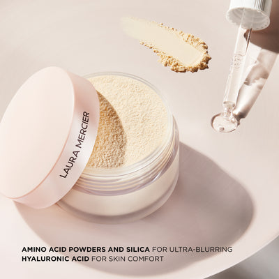 Get the filter-like complexion on dry skin with my favorite makeup setting products 🫶🏻 cover photo collage
