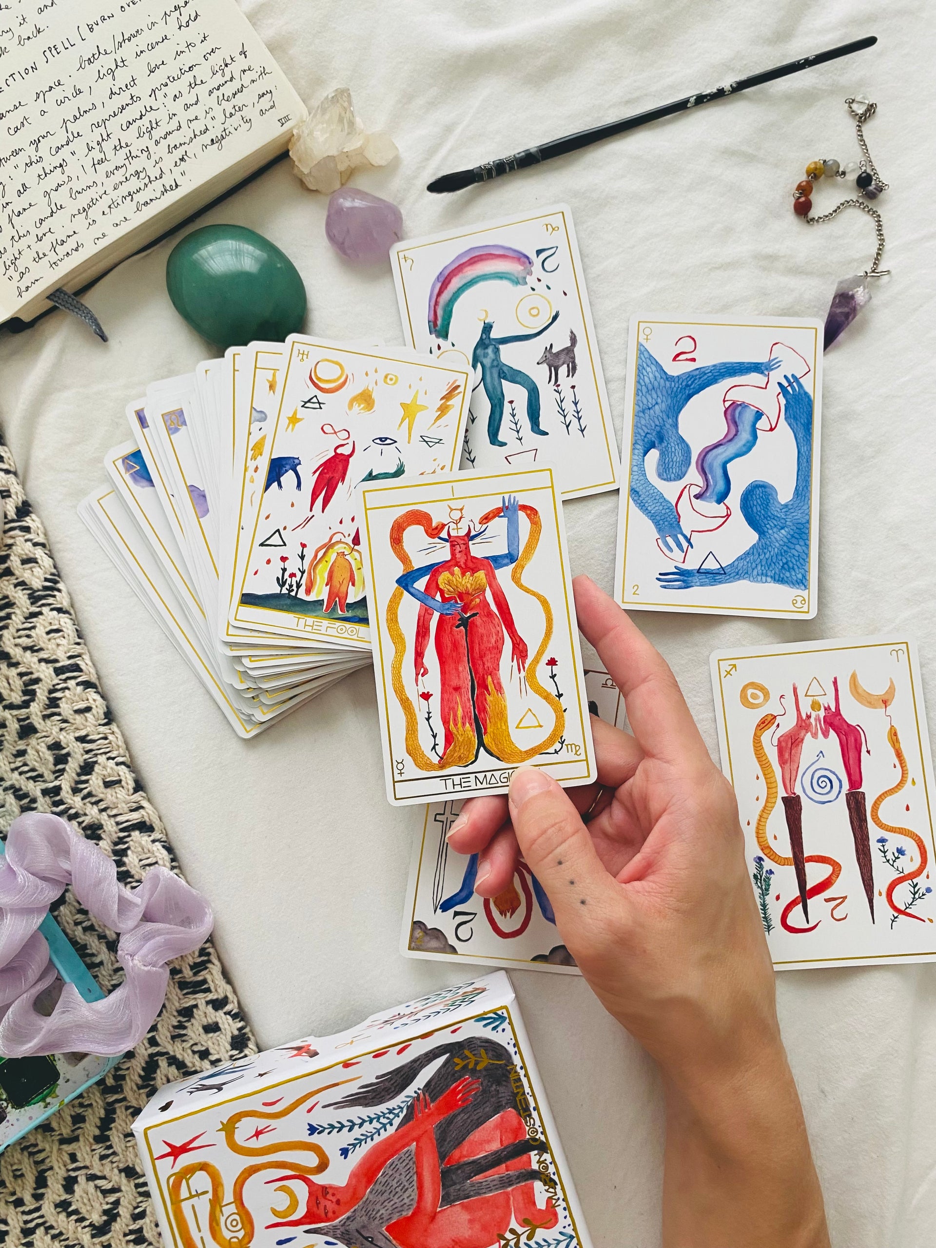 Tarot/Oracle Cards ♡ cover photo collage