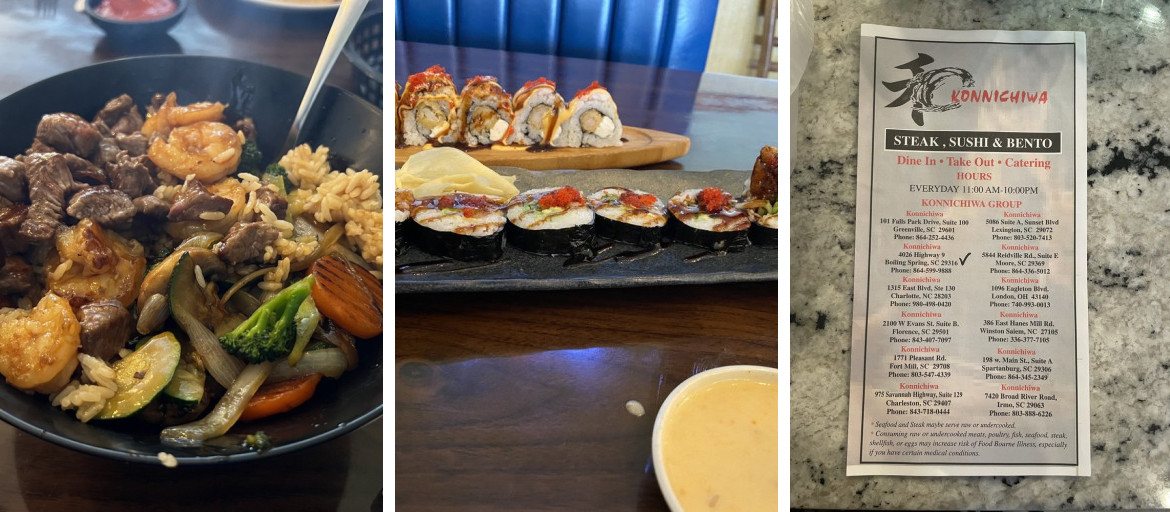 Good times - food and places I enjoy cover photo collage