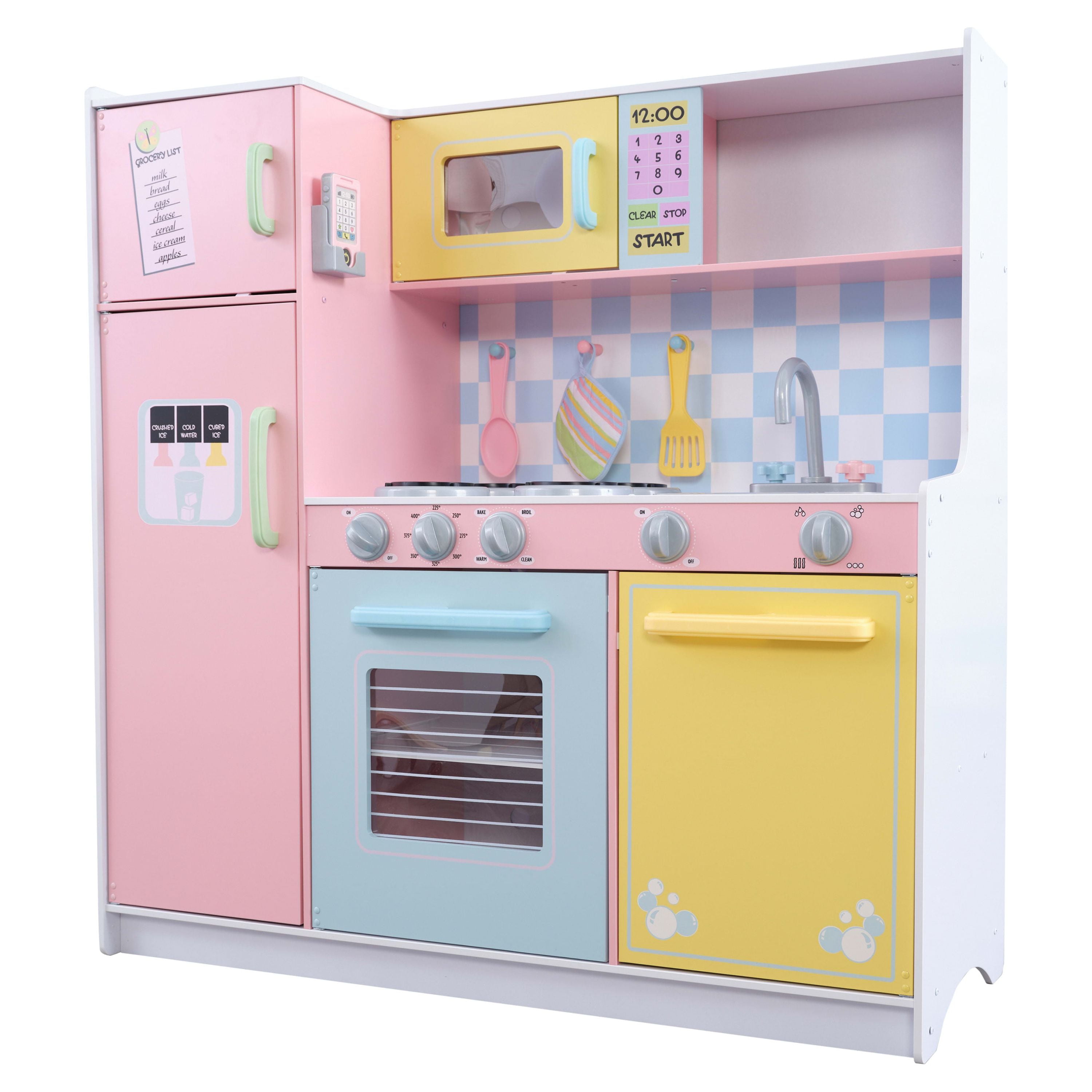 Our Play Kitchen Setup! cover photo collage