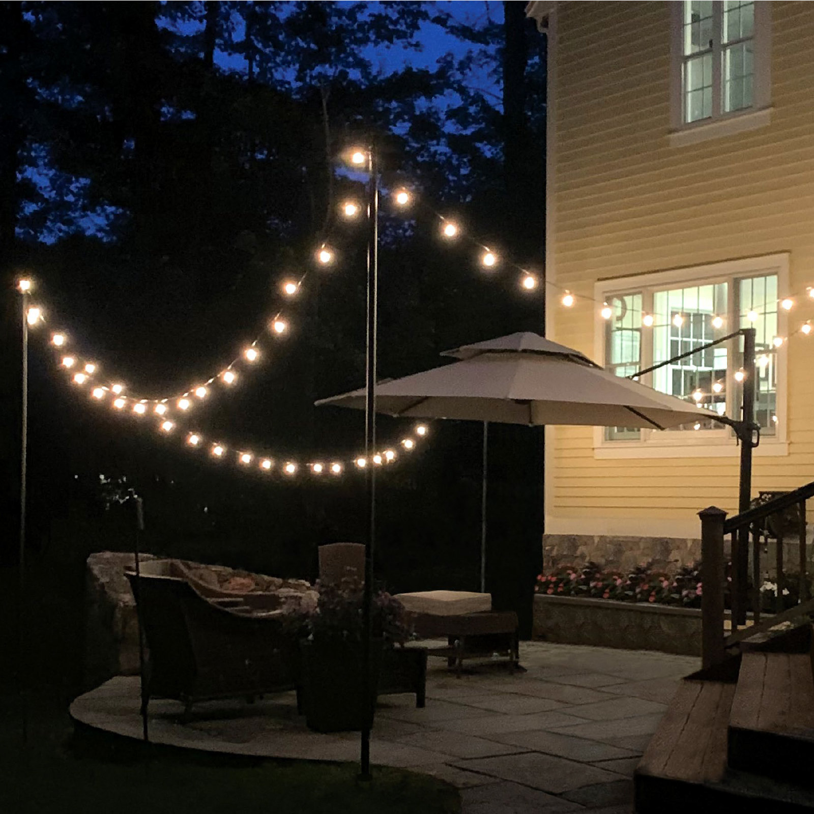 Perfect Fall Patio cover photo collage
