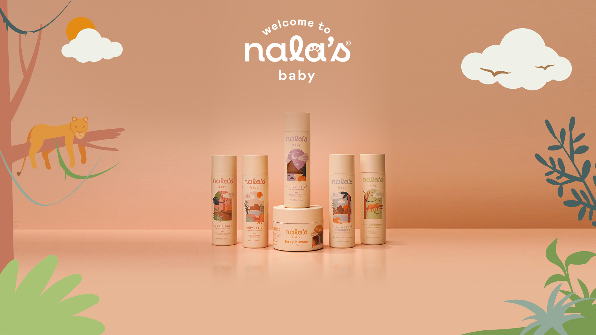 Baby essentials cover photo collage
