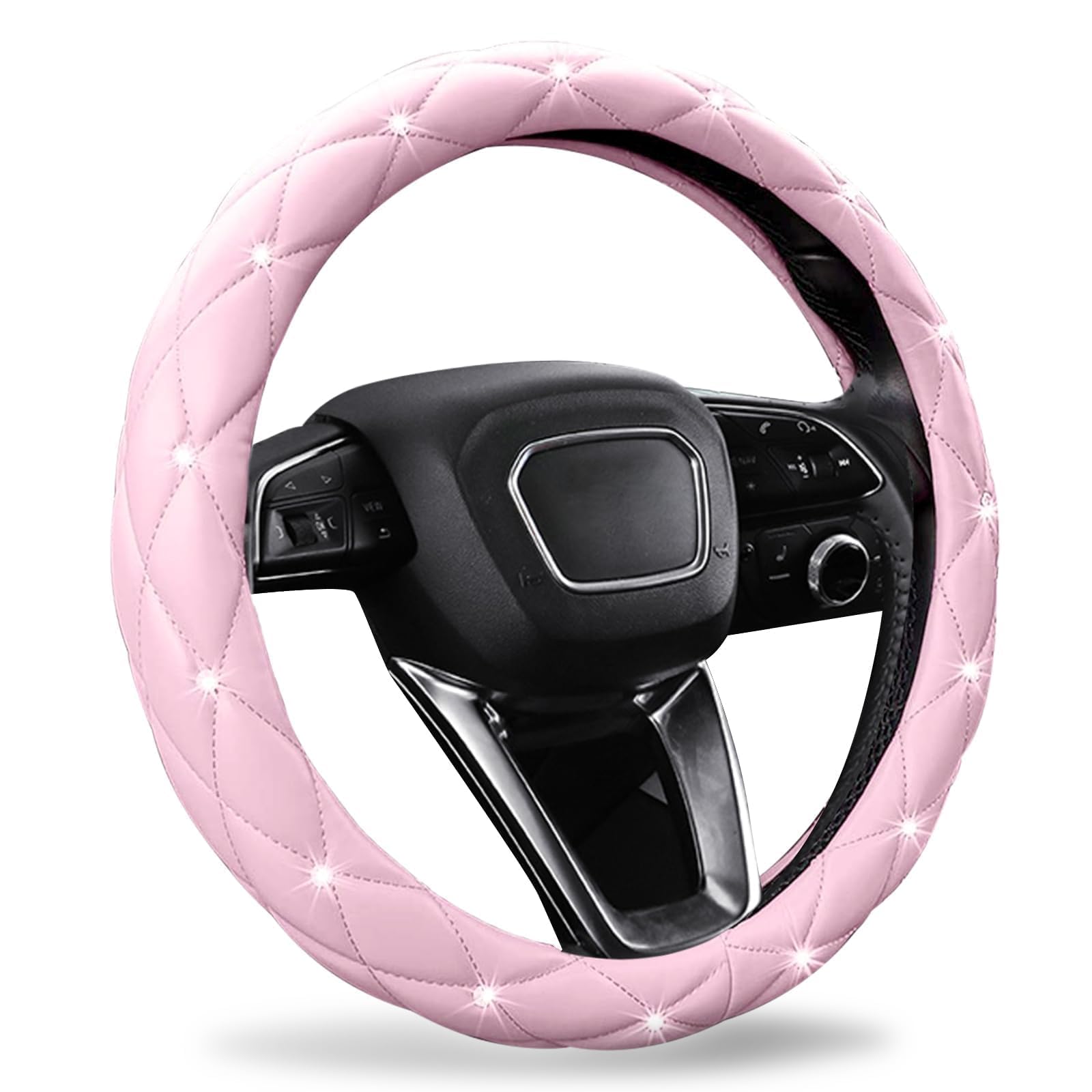 Everything pink car accessories cover photo collage