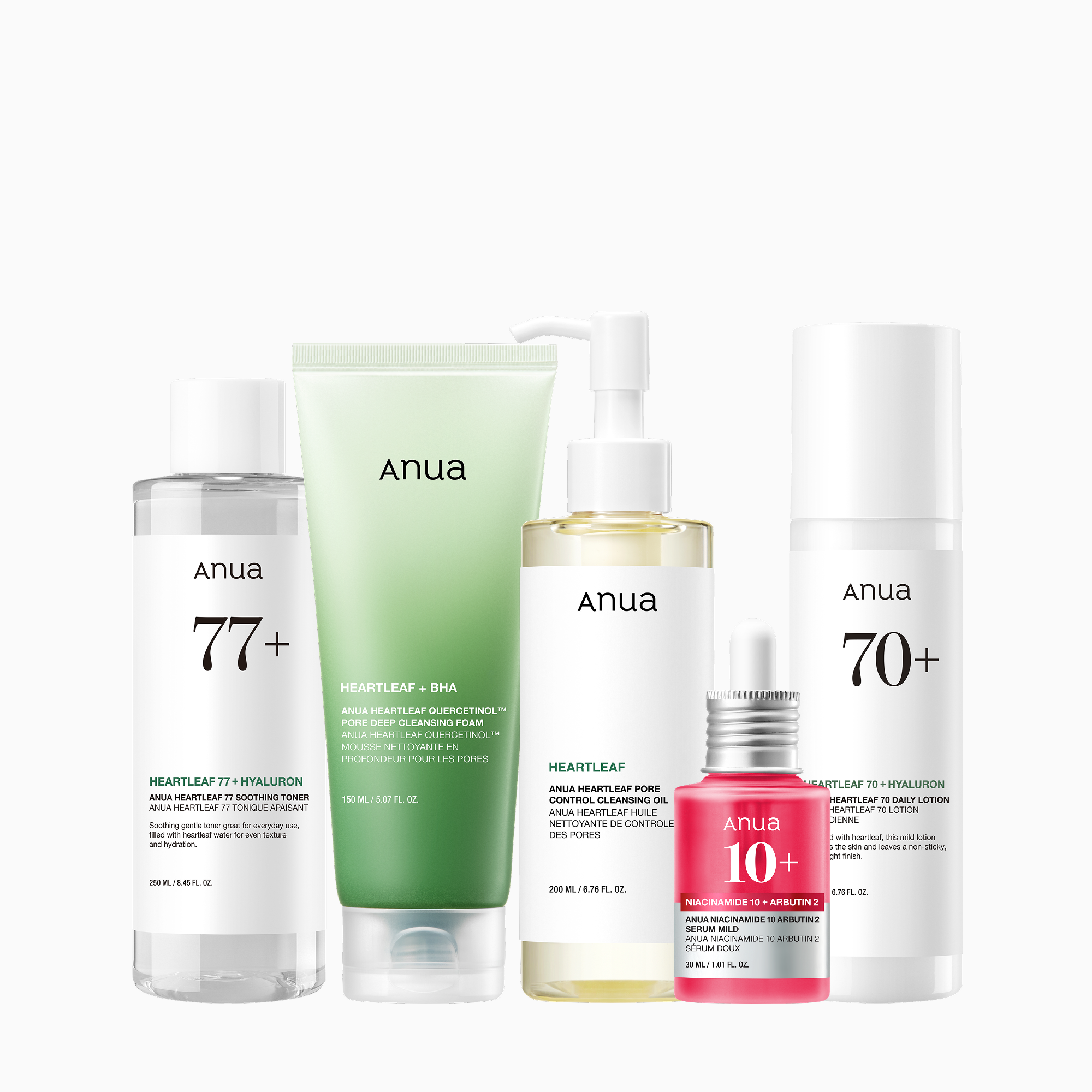 Glass skin products cover photo collage