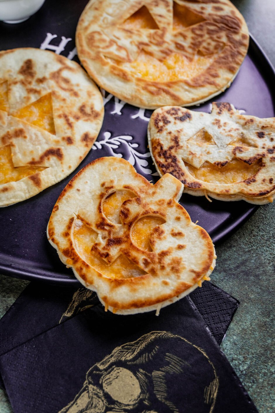 Halloween Food Table cover photo collage
