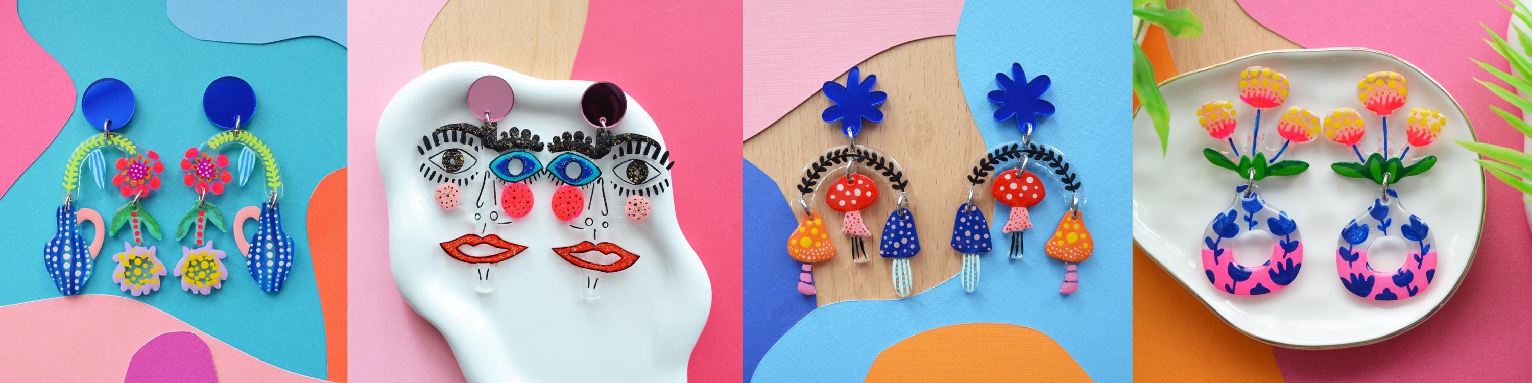 Small jewelry businesses for maximalists cover photo collage