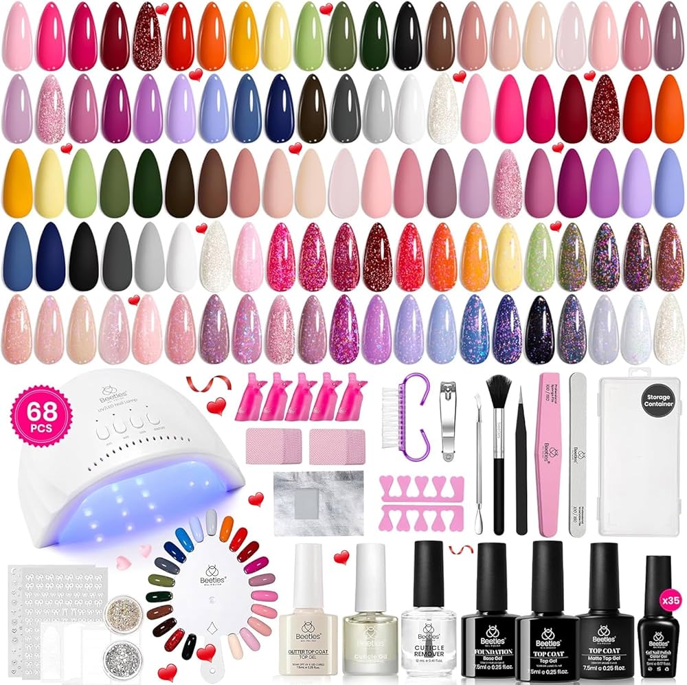 everything I use to do my nails at home cover photo collage