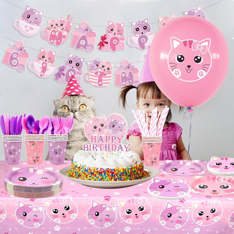 Make a Cat Birthday Purrfect cover photo collage