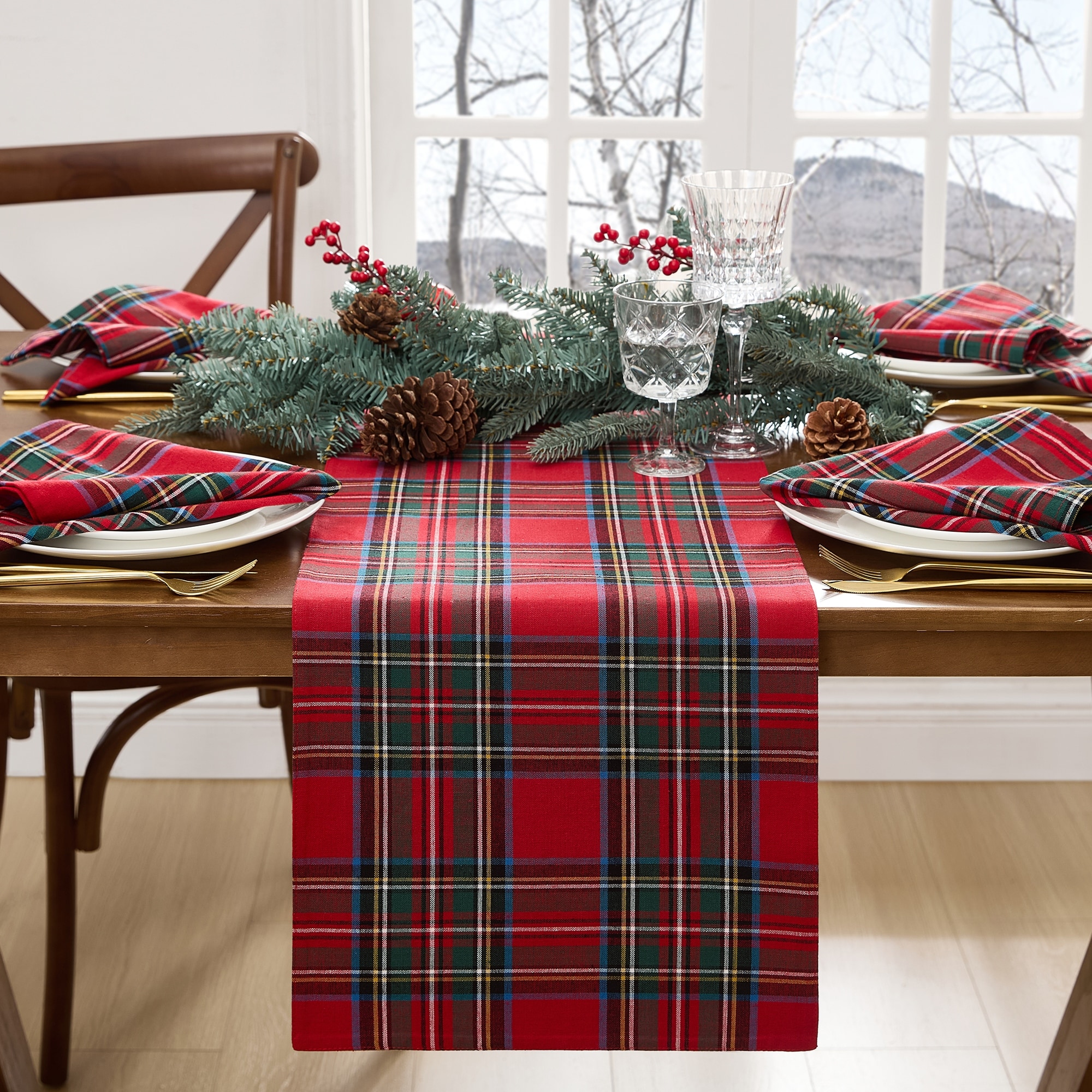 Christmas Tablescape cover photo collage