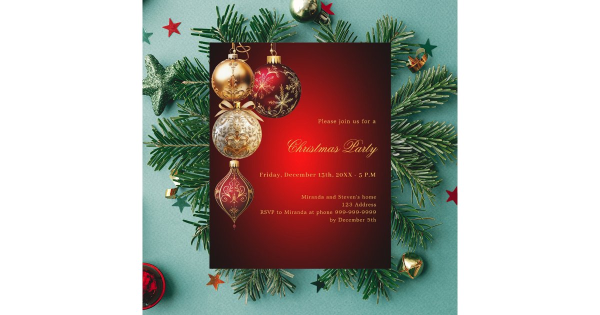 Christmas Party Invitations & Personalized Gift Ideas 2025 cover photo collage