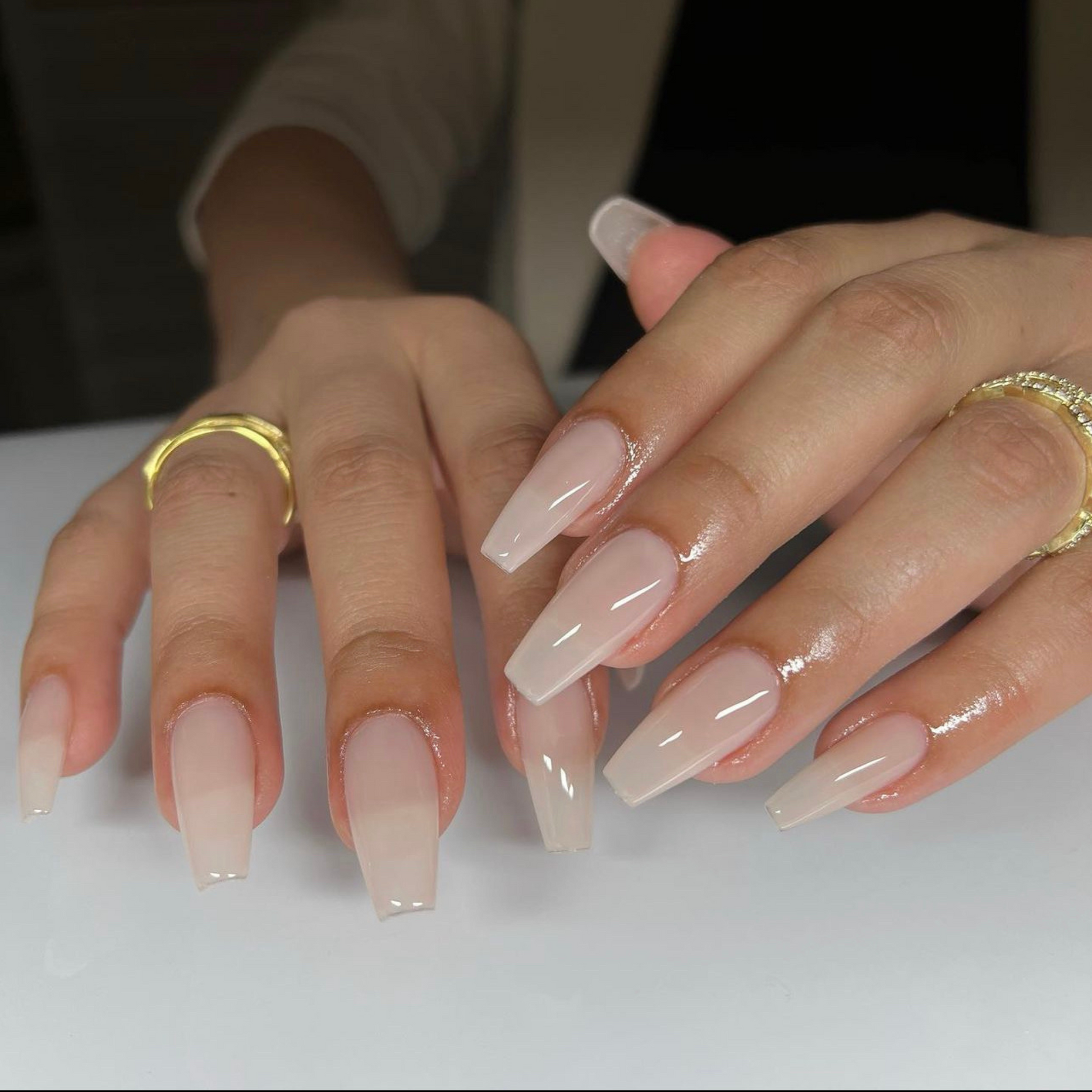 my holy grail nude gel polishes! cover photo collage