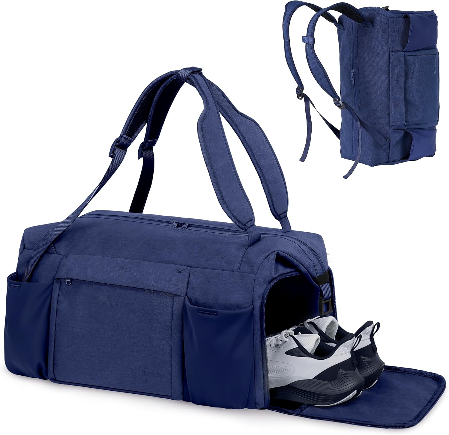 Everything I keep in my gym bag cover photo collage