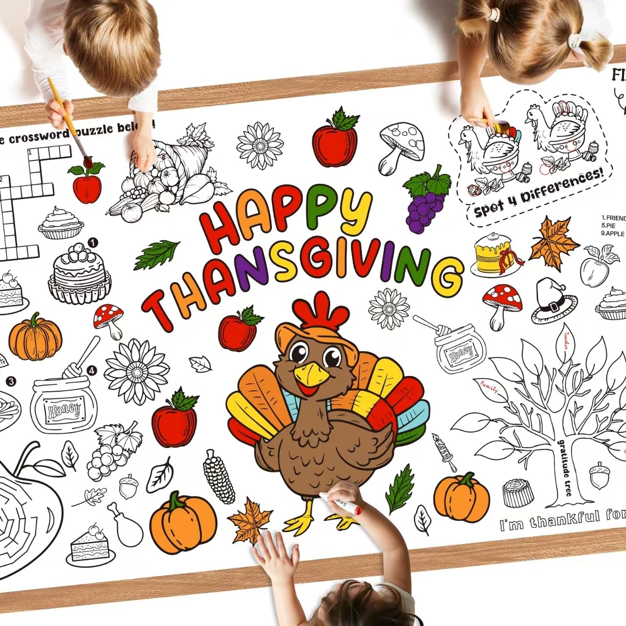 Gobble Gobble! Thanksgiving with Kids! cover photo collage