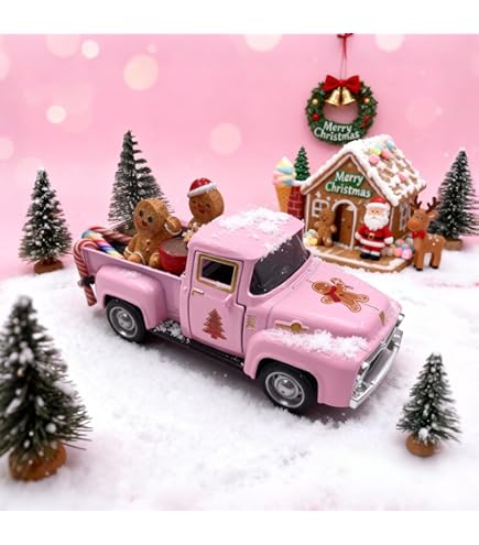 Pink Gingerbread Cookie Kitchen 🎄💕 cover photo collage