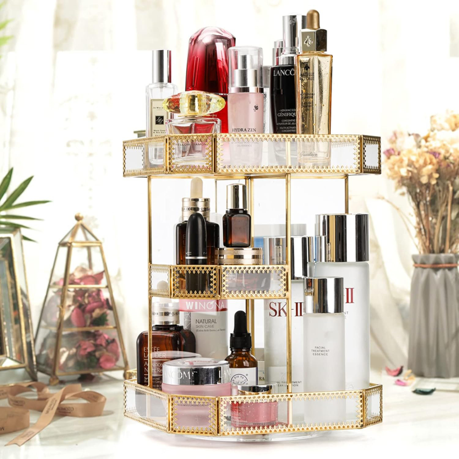 Different perfume stands ✨ cover photo collage
