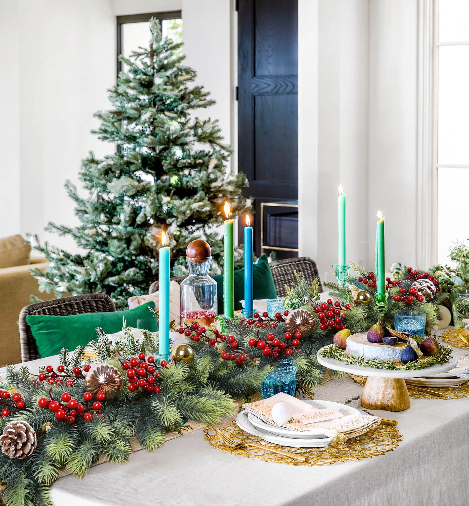 Cozy Christmas Home Aesthetic cover photo collage