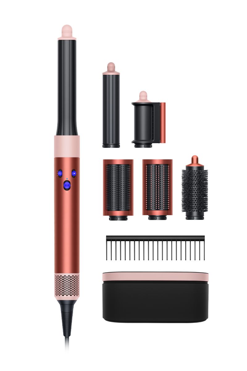 Hair styling tools cover photo collage