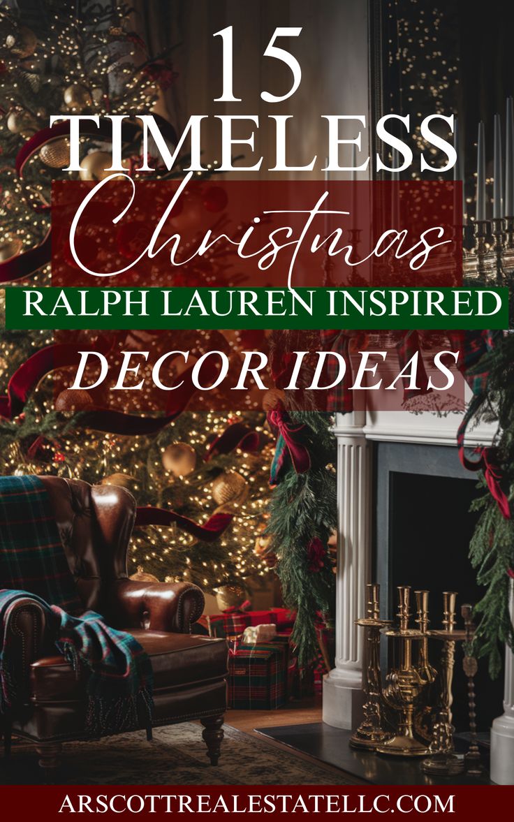 How to Decorate a Ralph Lauren Christmas Tree 🎄✨🧸 cover photo collage