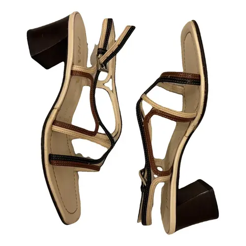 Prada Leather Strappy Sandals