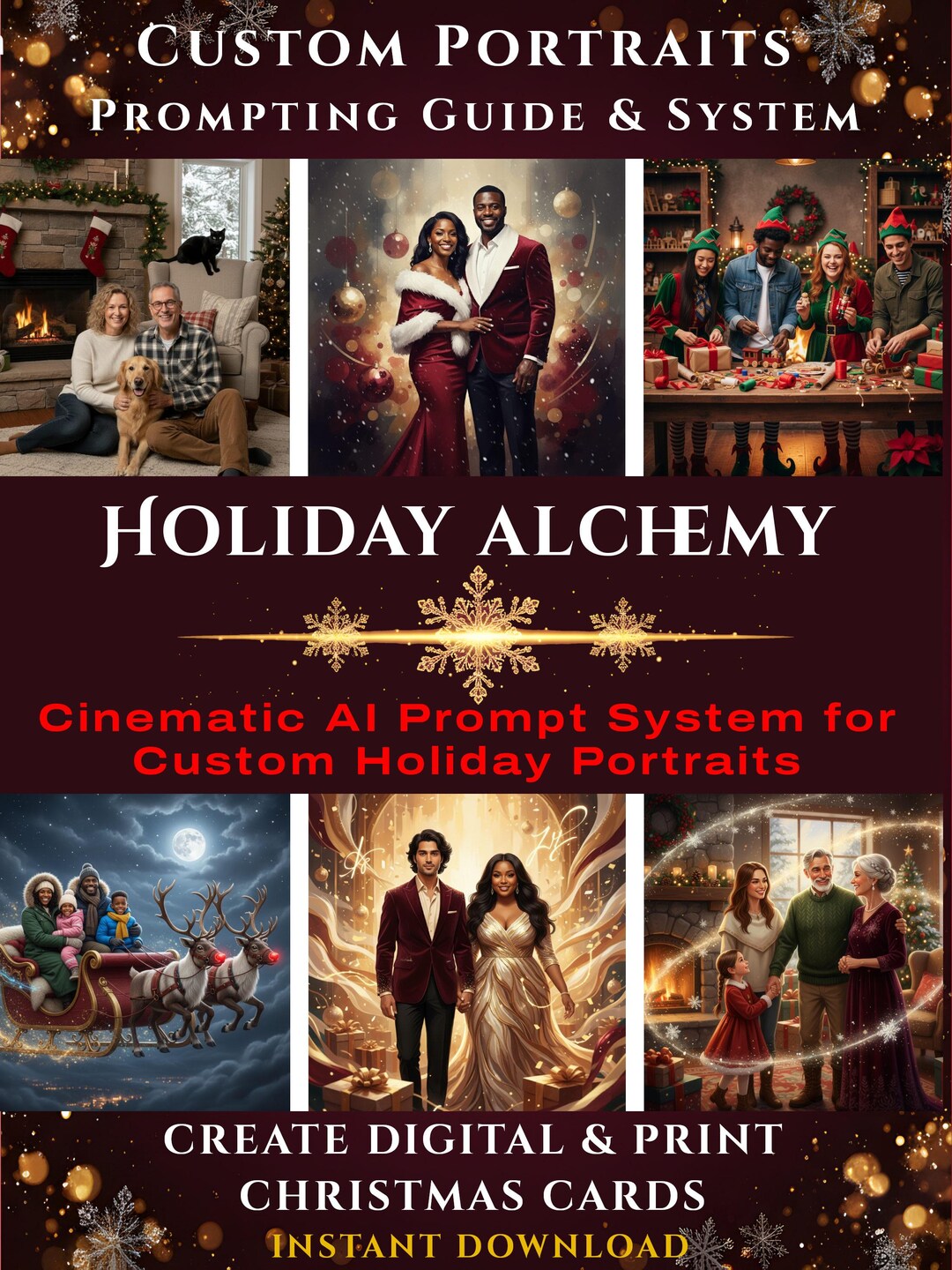 Your One Stop Shop For DIY Christmas Cards cover photo collage