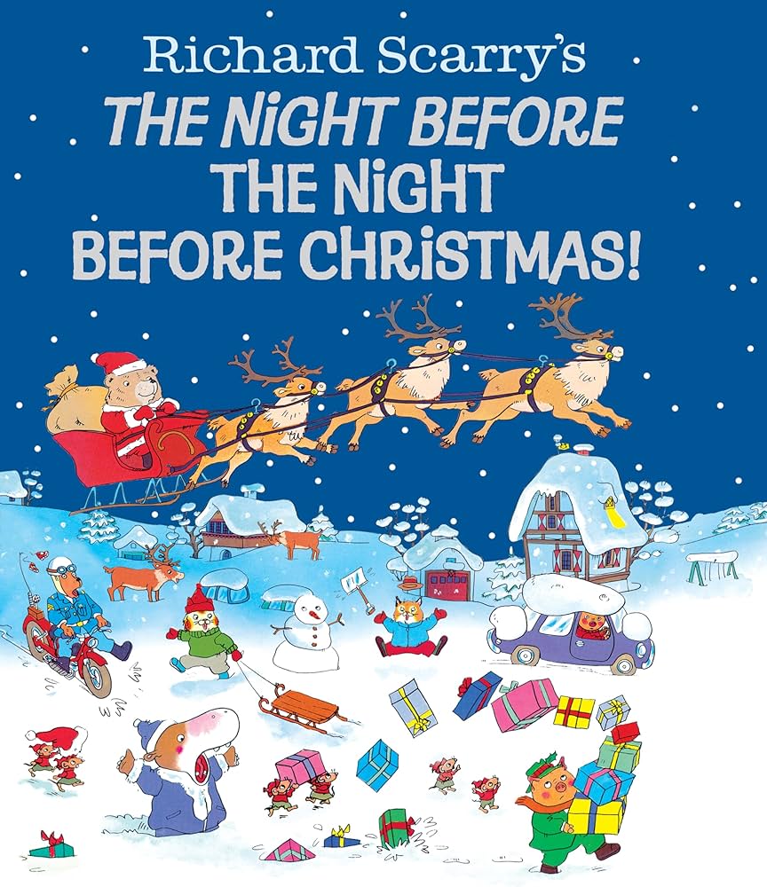 Children's Christmas Books and Media cover photo collage