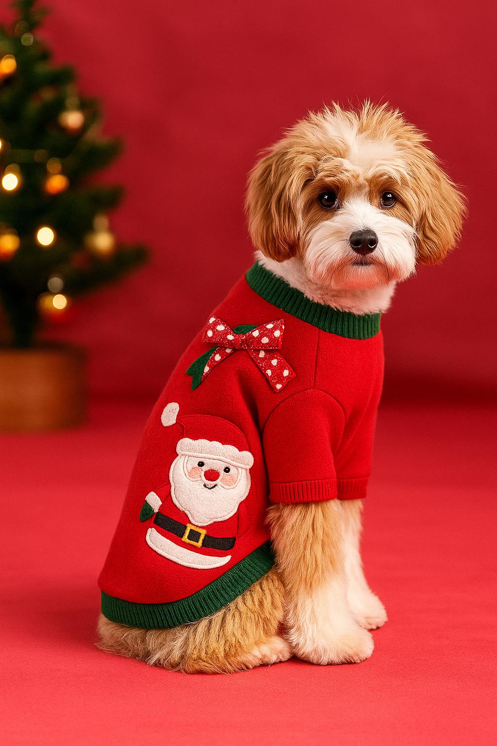 Merry Christmas Dog Outfits & Accessories cover photo collage
