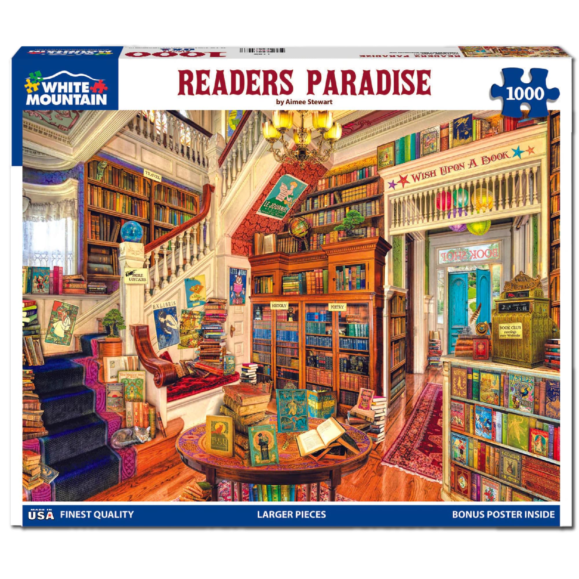 Puzzles for book lovers cover photo collage