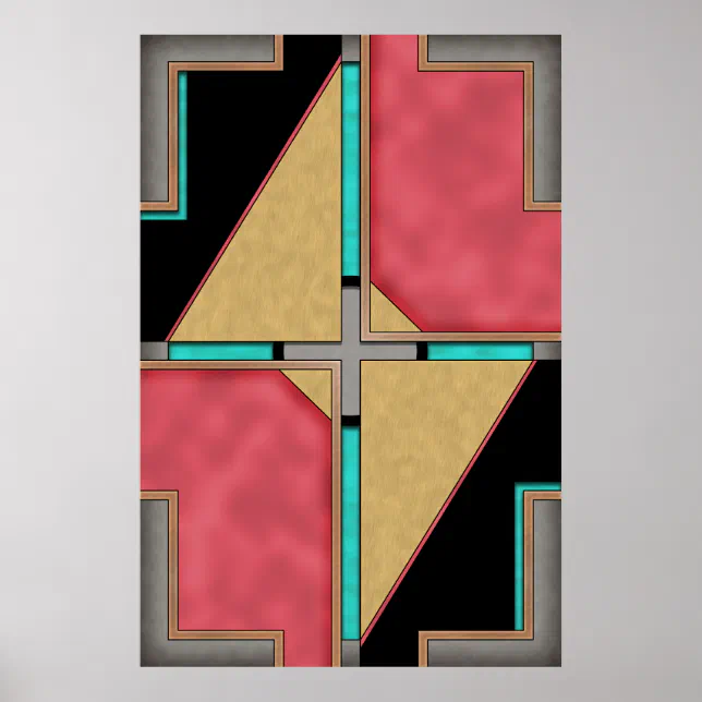 Geometric Art Prints For the Eclectic Style Home cover photo collage