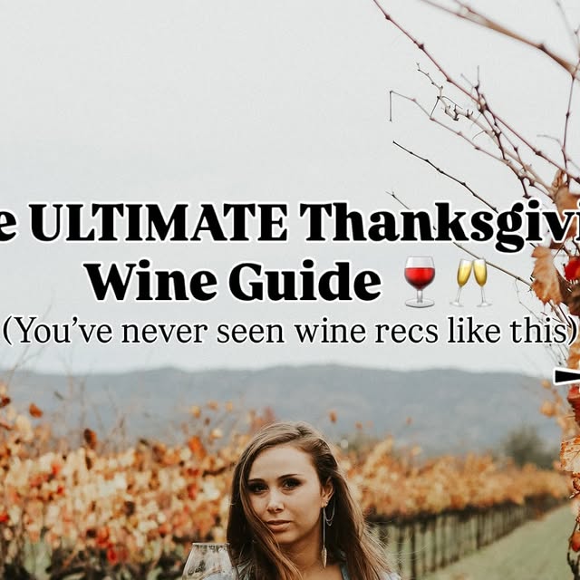 Ultimate Thanksgiving Wine Guide cover photo collage