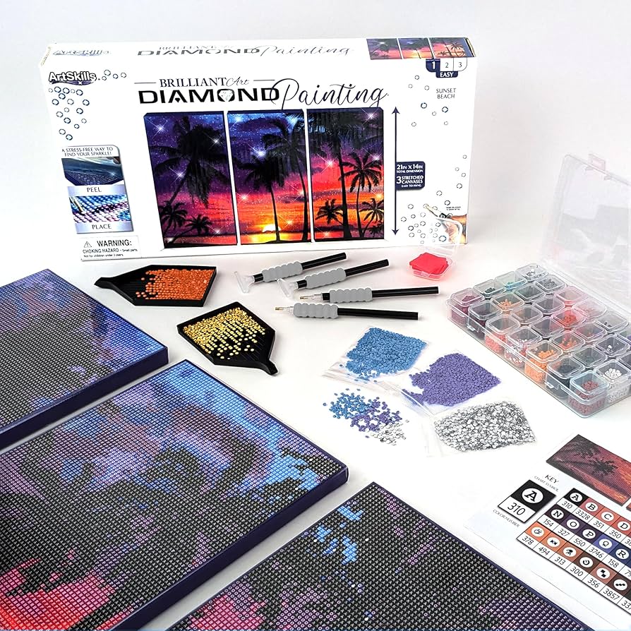 Diamond Art Kits & Accessories for kids and adults. cover photo collage