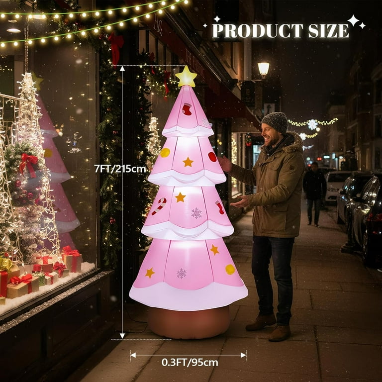 a pink christmas 💕🎄 cover photo collage