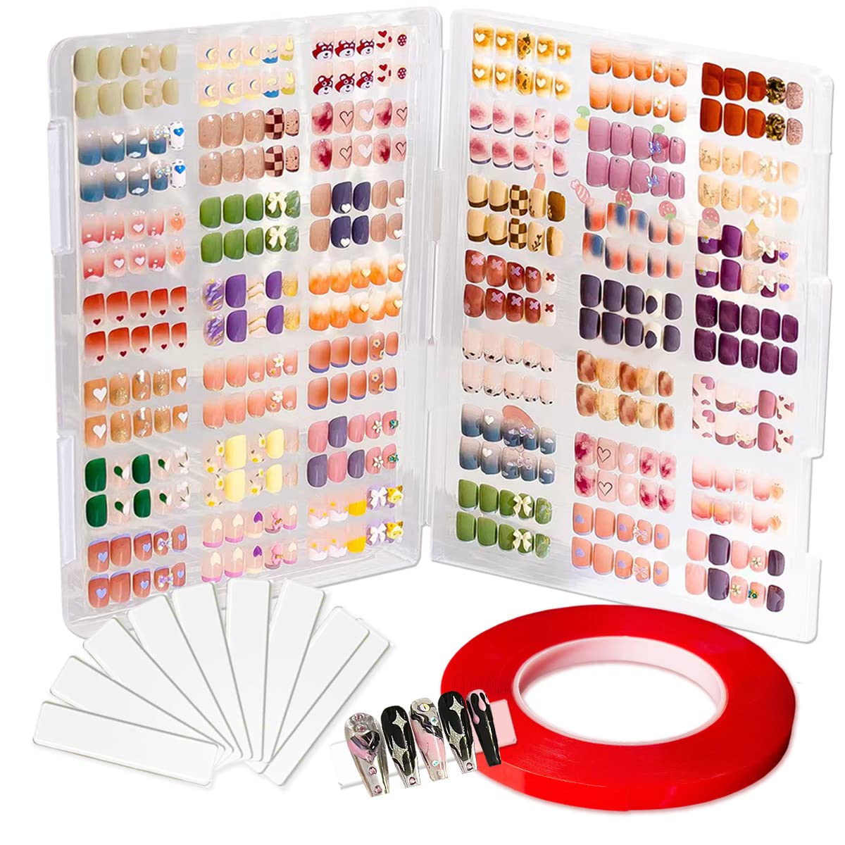 Nail Essentials for Press-ons and Doing Your Own Nails at Home cover photo collage