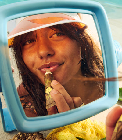 The best skin and hair products for beach life cover photo collage