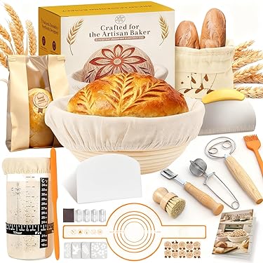 Sourdough Baking Essentials 🍞 cover photo collage