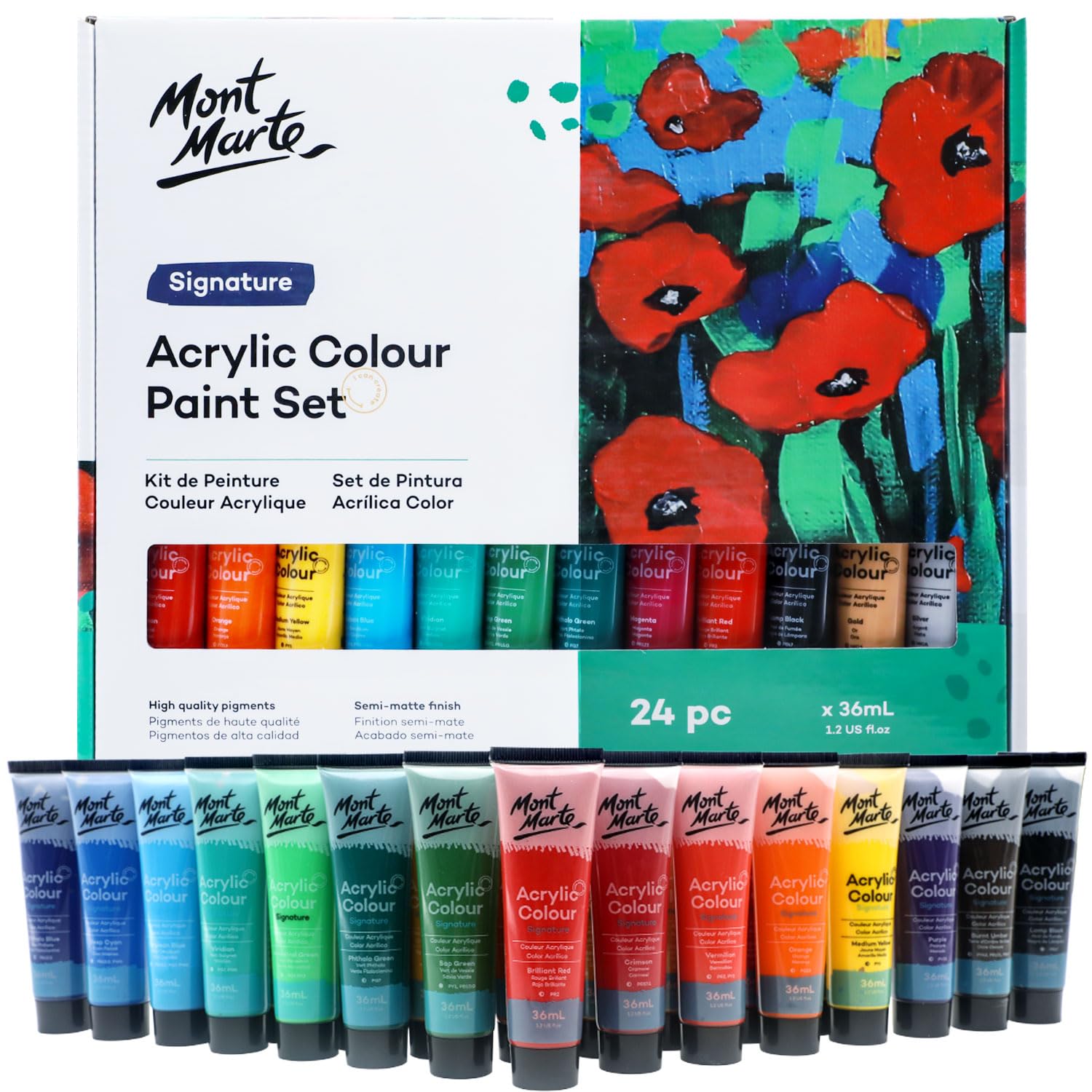 Acrylic Paints and more - your guide to color cover photo collage