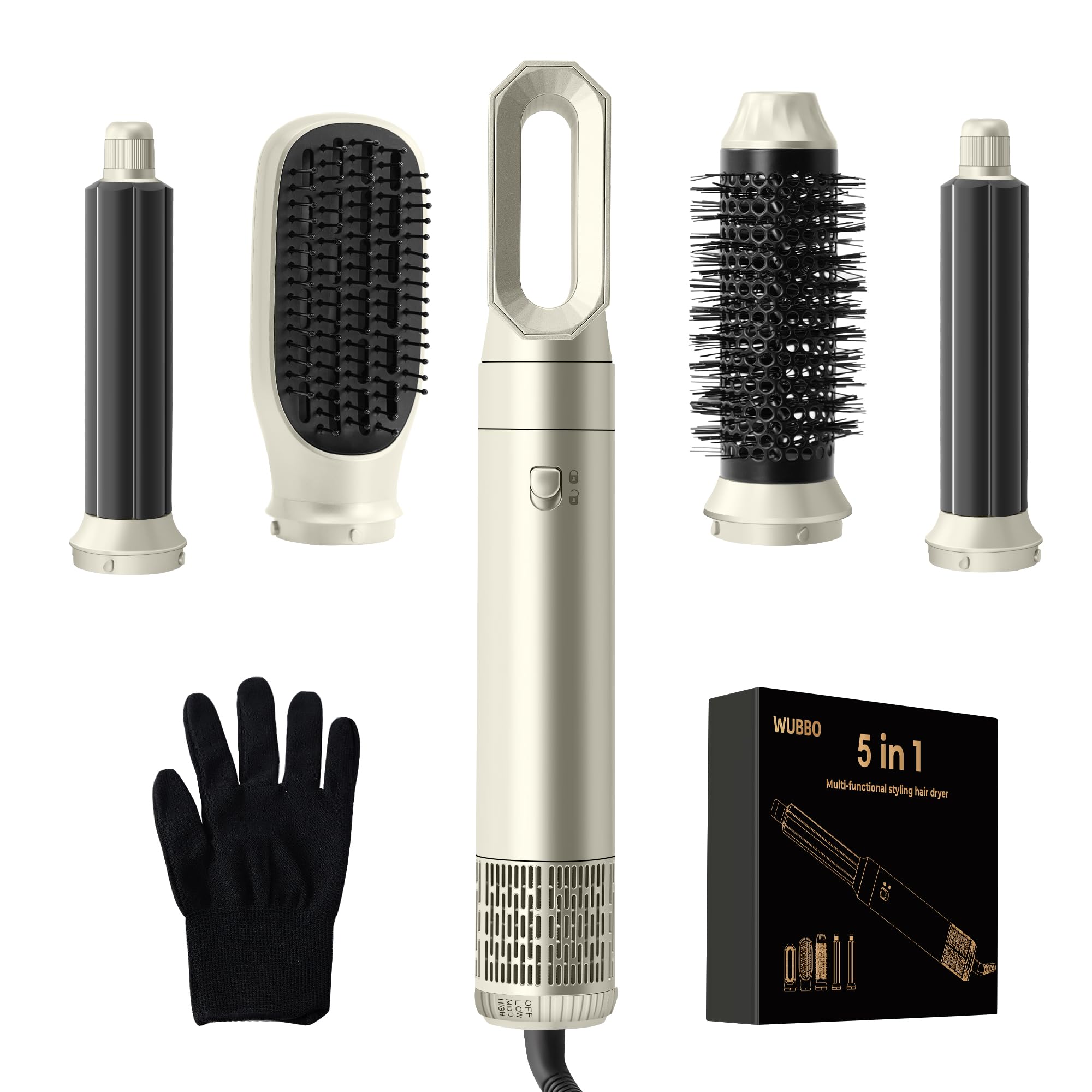 Hair essentials - tools, accessories and products cover photo collage