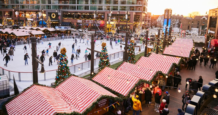 Chicago Holiday Spots cover photo collage