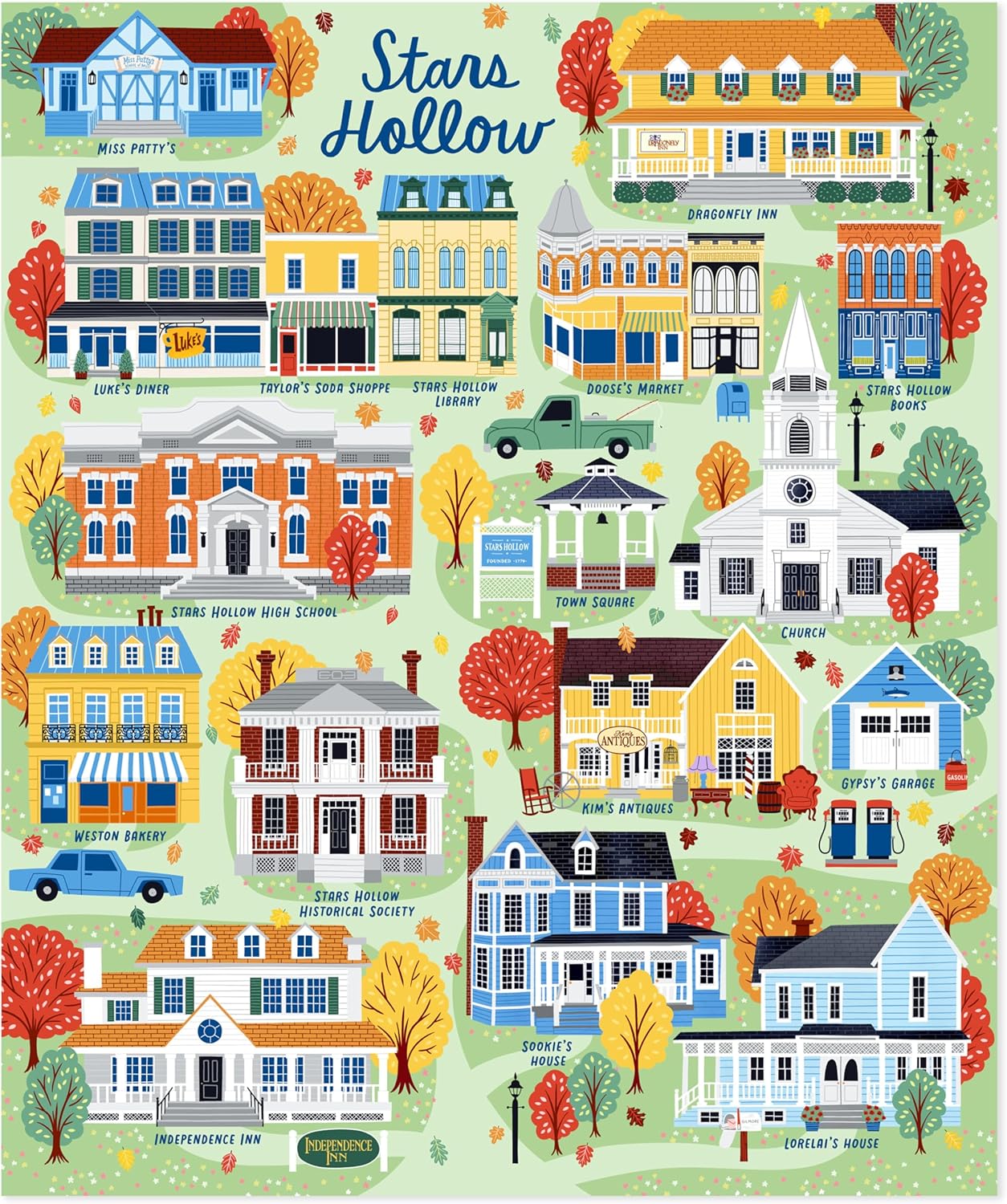 Welcome to Stars Hollow cover photo collage