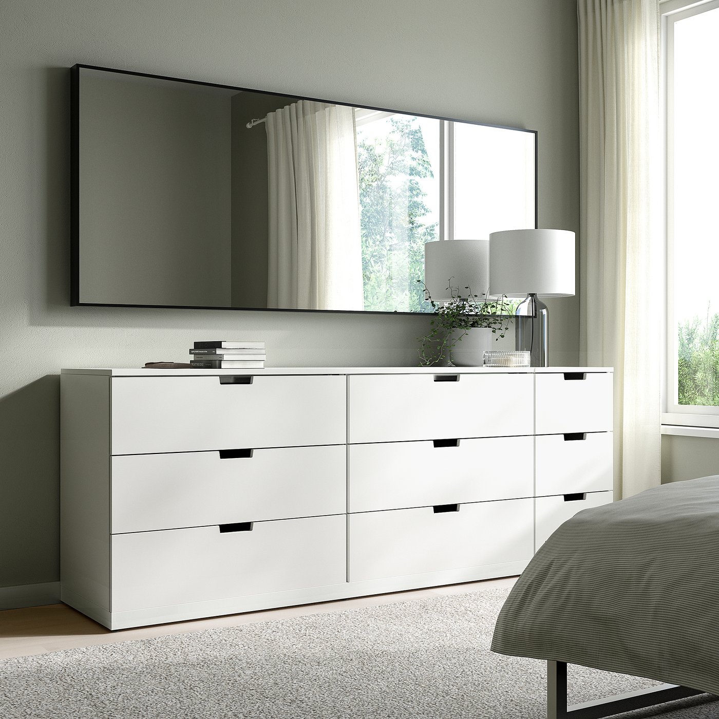 Minimalist room furniture inspiration | clean white edition cover photo collage
