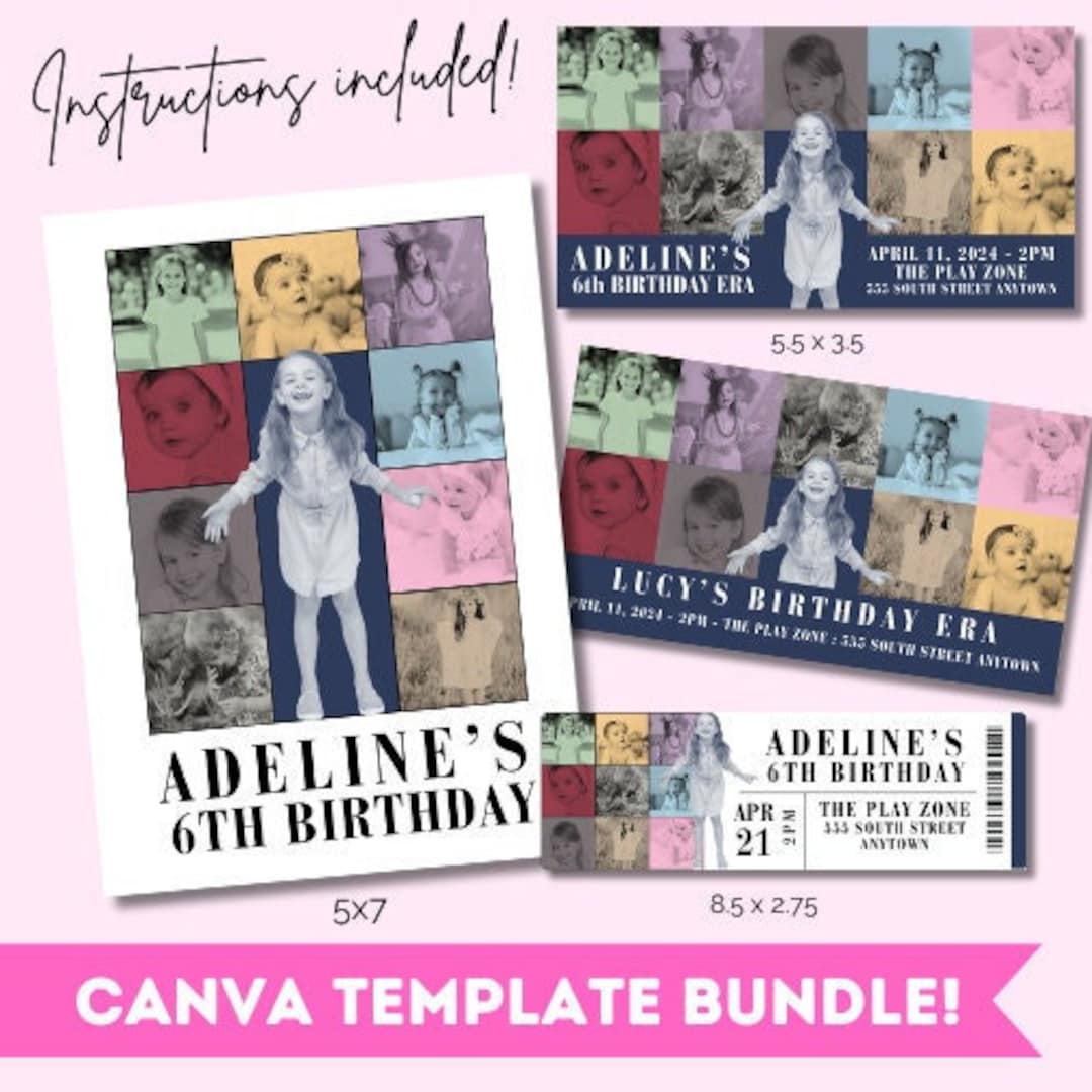 Taylor Swift Eras Party cover photo collage