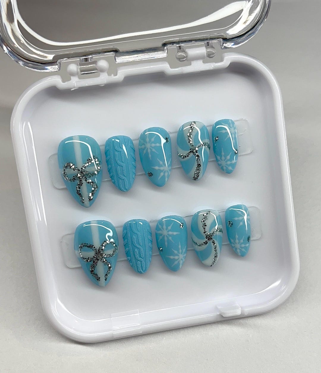 Press On Nails 💅🏼🫧 cover photo collage