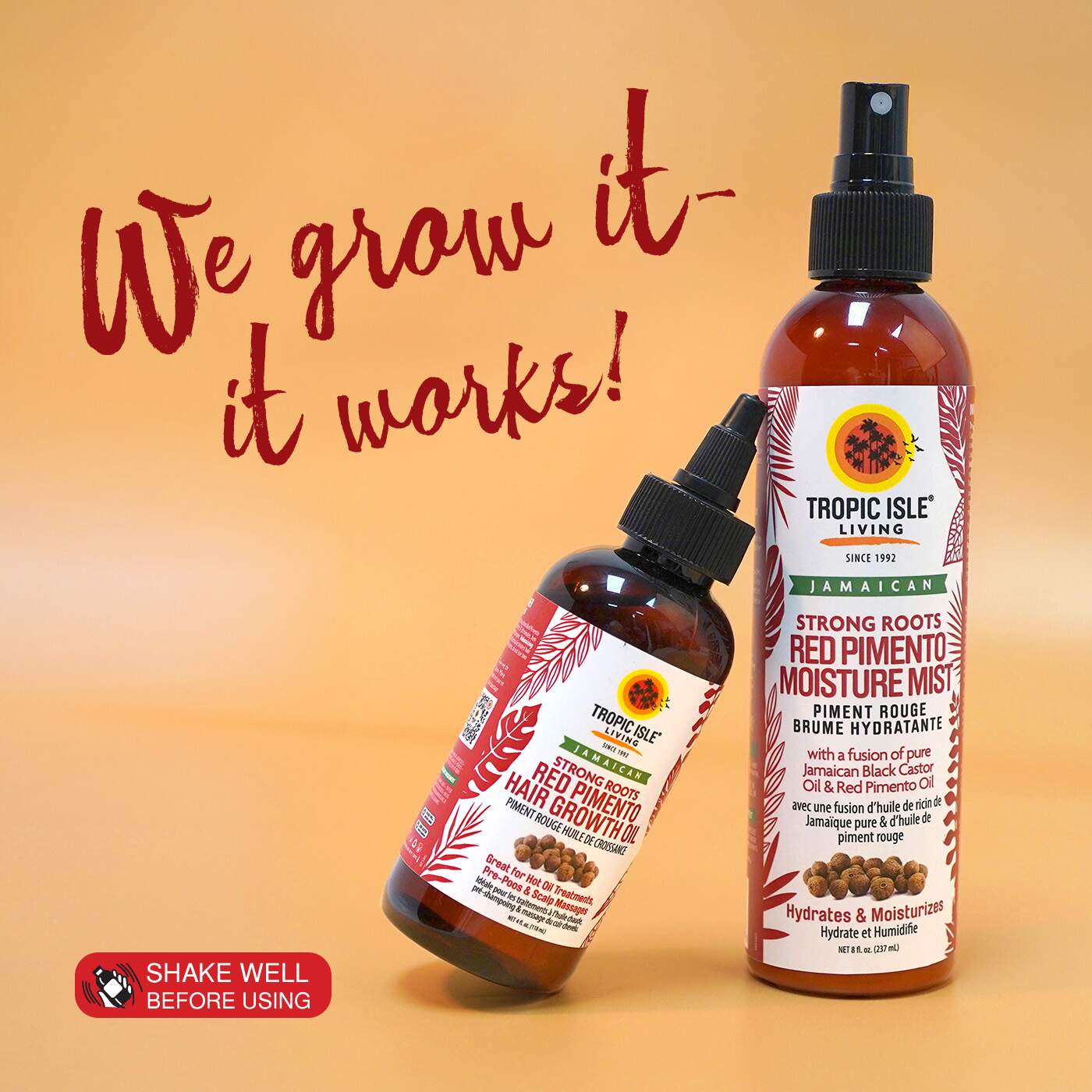 Hair products cover photo collage