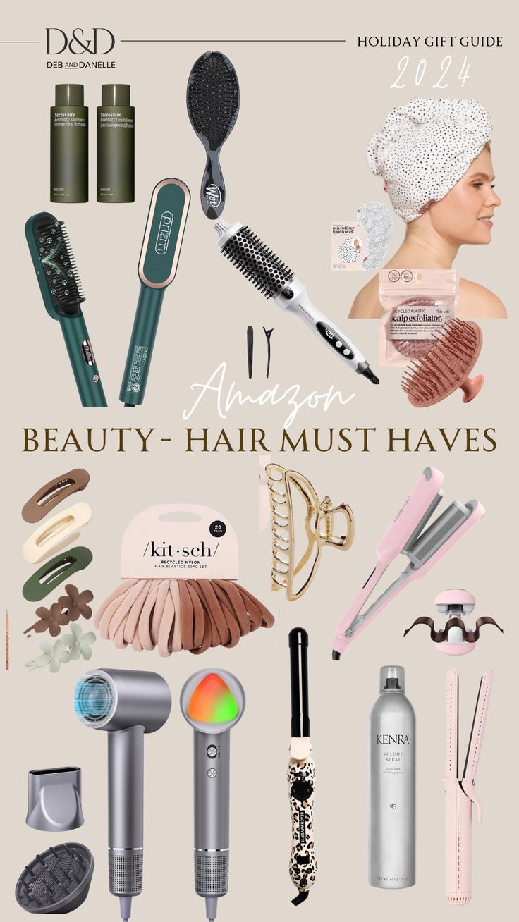 All Things Hair Care - From Showers to Stylers to Overnight Treatments cover photo collage