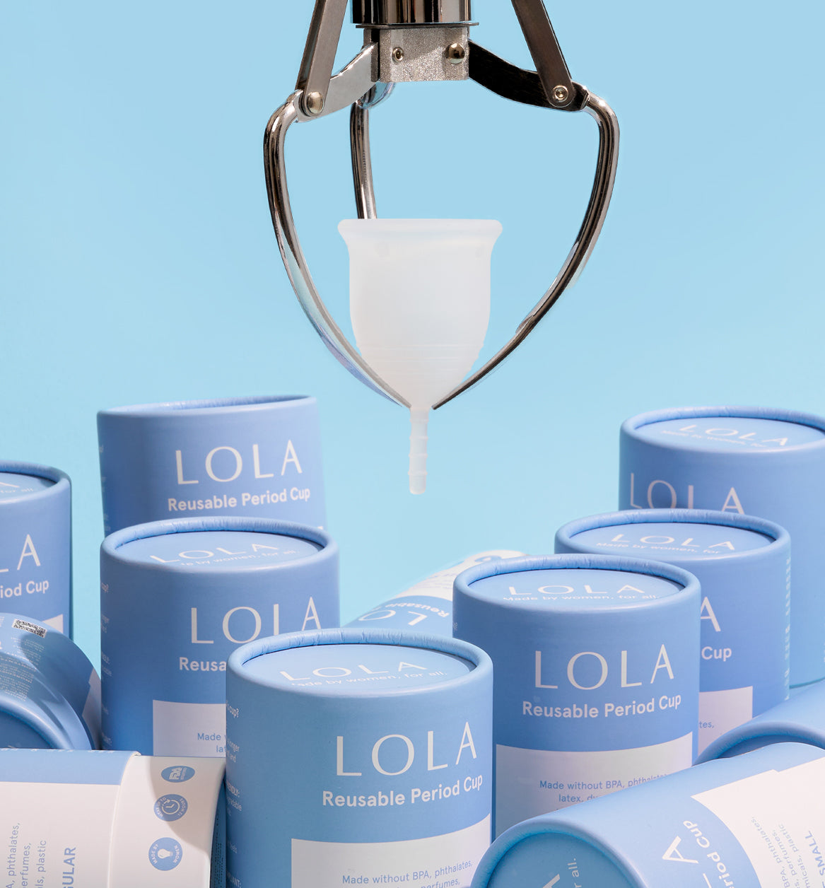 Clean period products cover photo collage