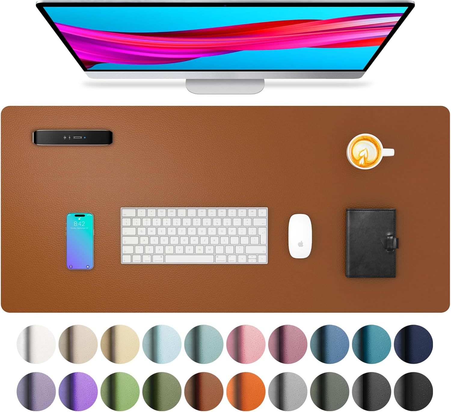 Aesthetic Office Supplies (Neutral & Minimal) cover photo collage