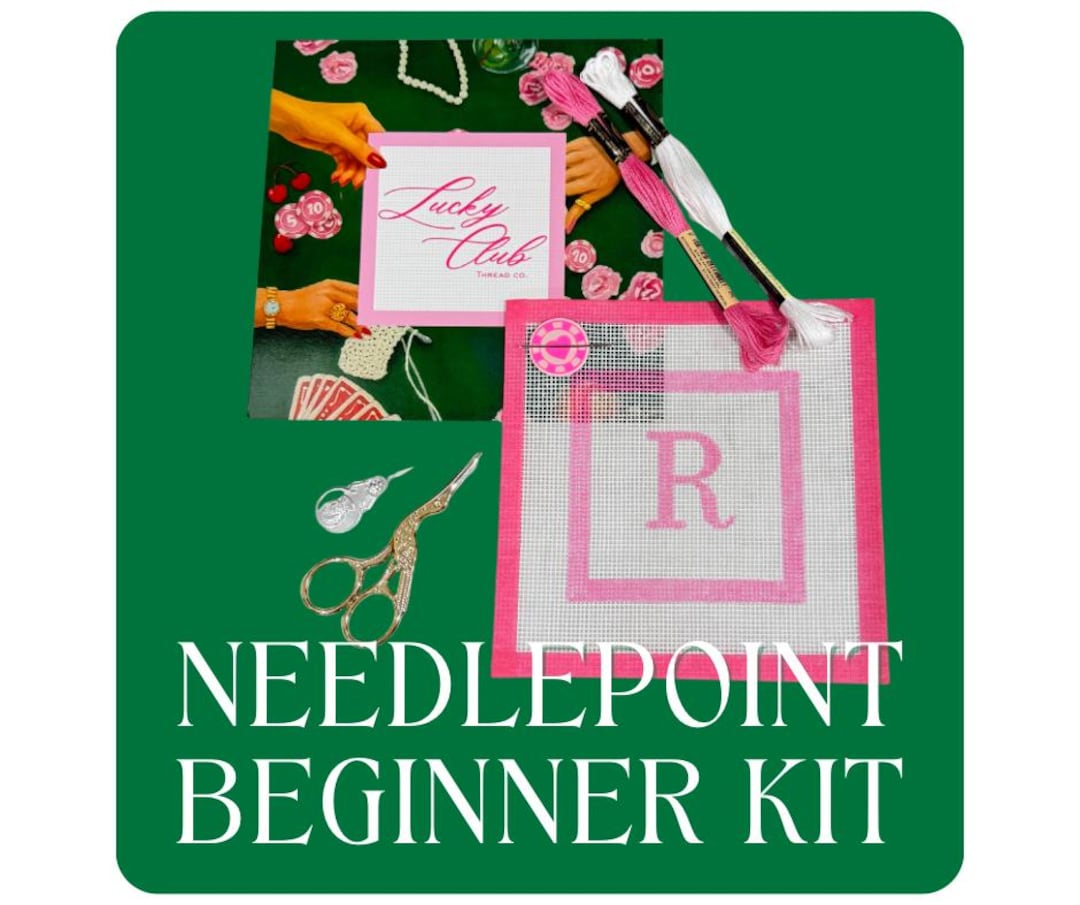 Needlepoint Necessities for Crafty Girls cover photo collage