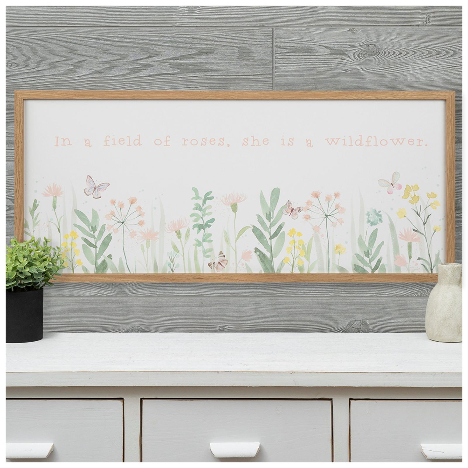 Baby Girl Nursery - Wildflower theme cover photo collage