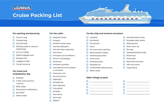 cruise packing list: 35 essentials for 2026 Caribbean cruise cover photo collage