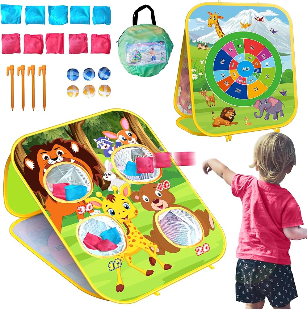 Fun Indoor And Outdoor Toys For Kids Playtime, Games And Adventures cover photo collage